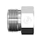 World Wide Fittings Male Flat Face O-Ring to Braze-On Bore Straight 4315X04X04 - alternate 1